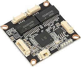 Vikye 4 Ports Network Switch Module, 100M Switch Module Ethernet Switch Module Support IEEE 802.3, IEEE 802.3u, IEEE 802.3ab, with LED Indicator