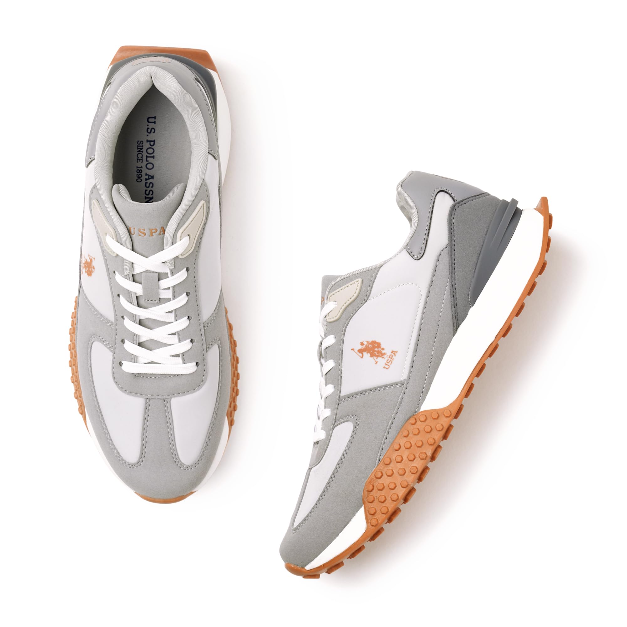 U.S. POLO ASSN. Mens Coen Grey Sneaker - 11 UK (2FD24256G07) (B0CPFN7NTF) Amazon Price History, Amazon Price Tracker