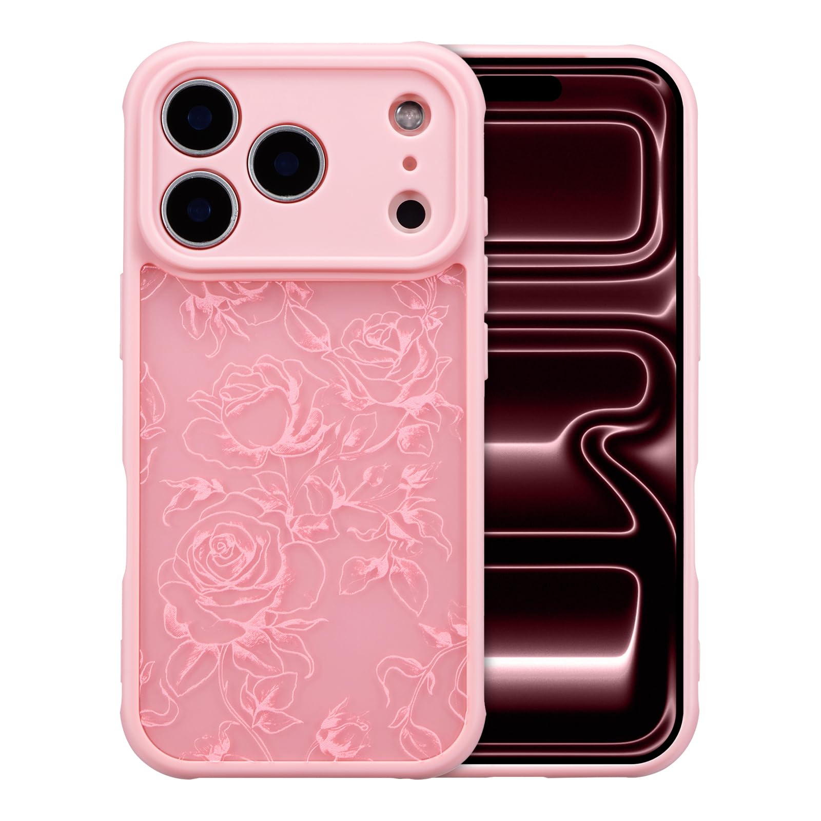 XIZYO for iPhone 17 Pro Max Case, Floral Flower Cute Aesthetic