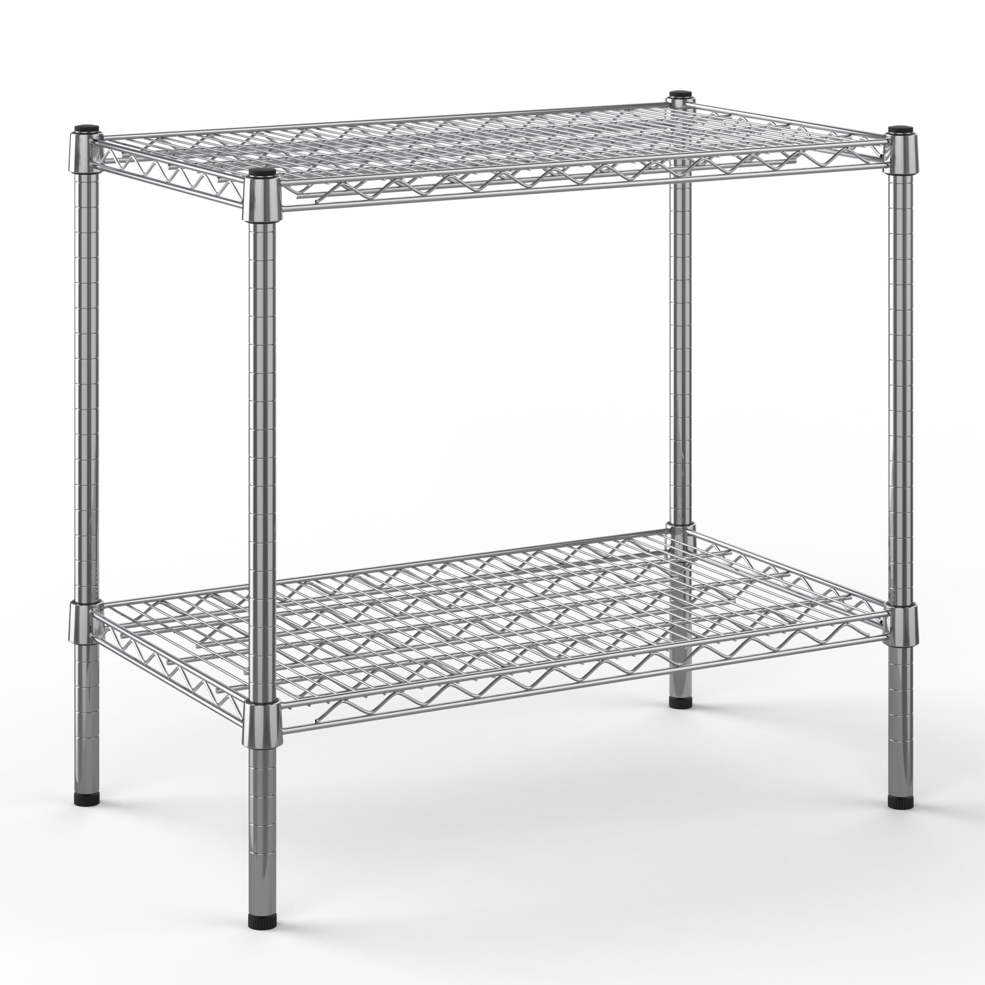 18" Deep x 30" Wide x 27" Height Wire Shelving Kit | 2-Tier | NSF Commercial Storage Rack Unit