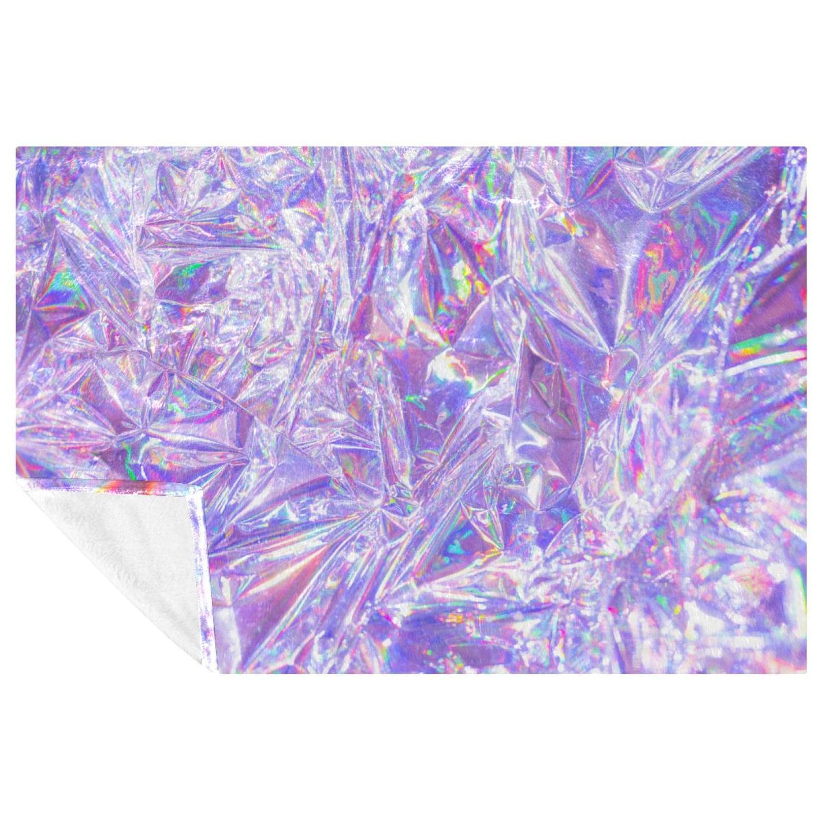 Couverture douce et chaude motif Webpunk design holographique moderne