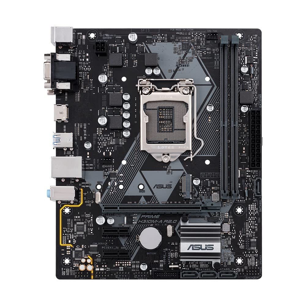 ASUS　PRIME H310M-A R2.0  LGA1151 ASUS PRIME H310M-A R2.0 Intel H310 Micro ATX DDR4 płyta