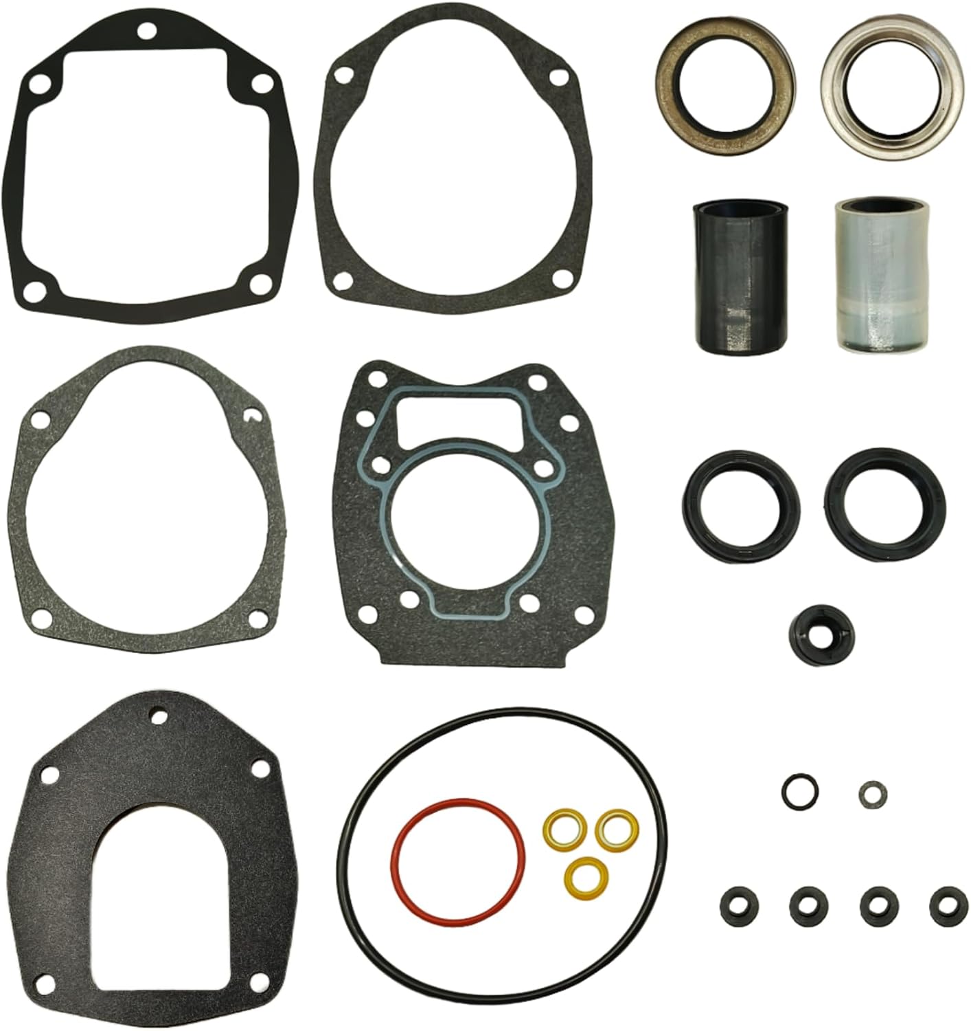 43035A4 Lower Unit Gearcase Seal Kit Compatible with Mercury Mariner Outboard 40 45 50 55 60 65 75 80 90 100 115 120 125 HP Motor 26-43035A4 Sierra 18-2626
