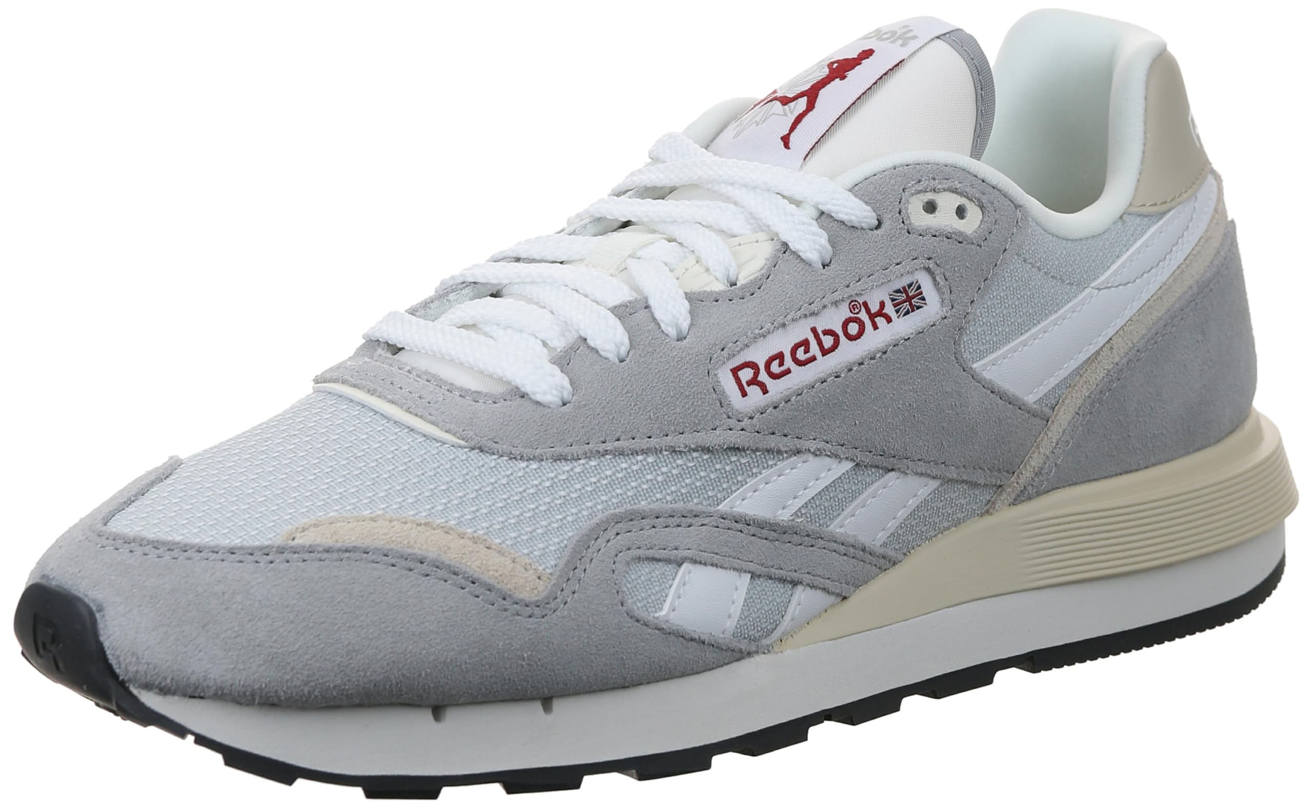 Reebok Unisex Classic Nylon 89 Trainers, Grey 1/Grey 2/Chalk, 42.5 EU, Grey 1 Grey 2 Chalk, 8.5 UK