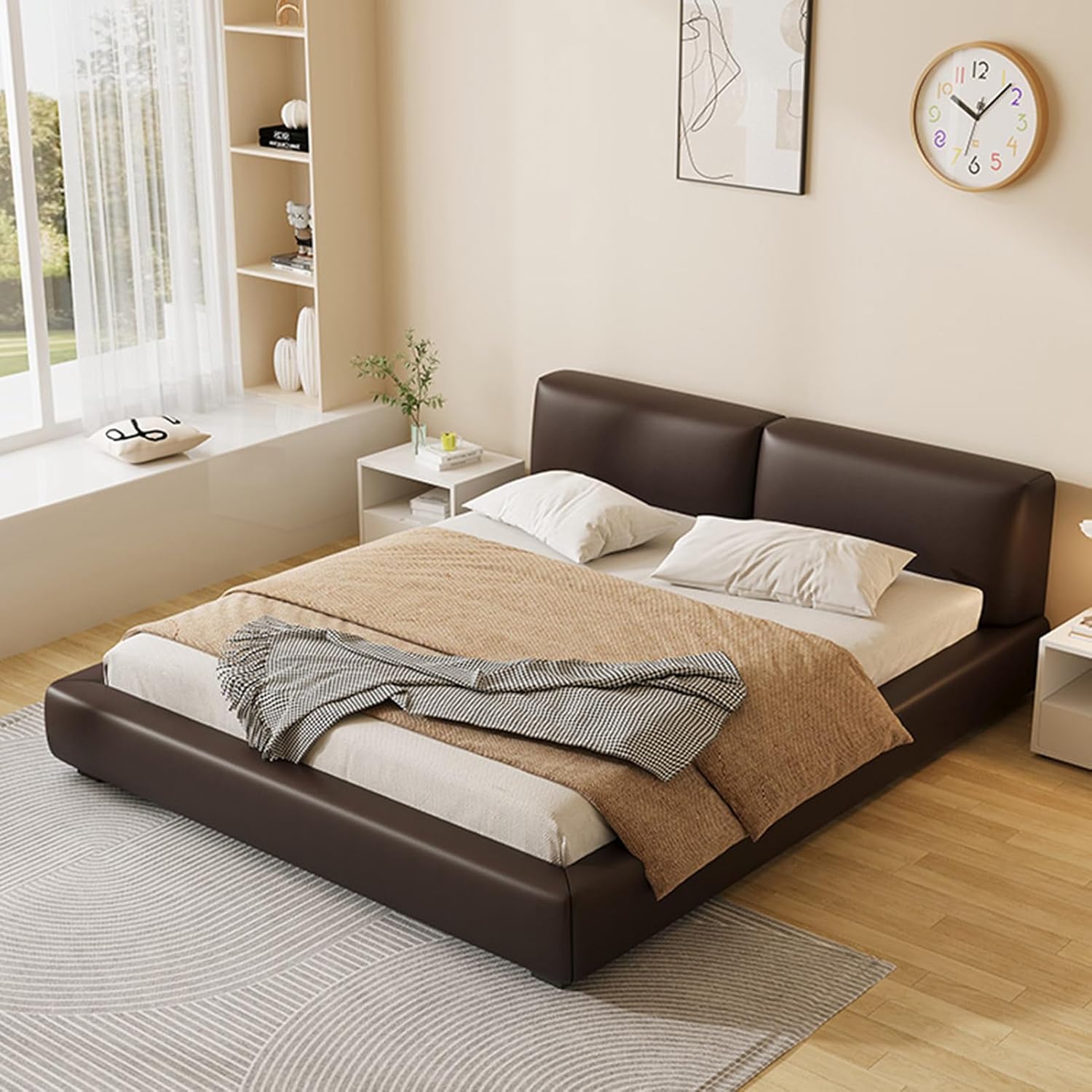 OUDINI Modern Light Luxury Bed Frame Storage Bed Under Bed