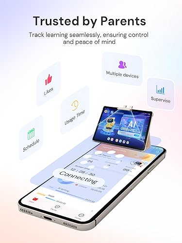 Miniatura 4 de Tablet para niños AI con control parental - Más de 50000 contenidos Tutor AI, tablet de aprendizaje con ELA, Matemáticas, ABC, Palabras, Lectura,