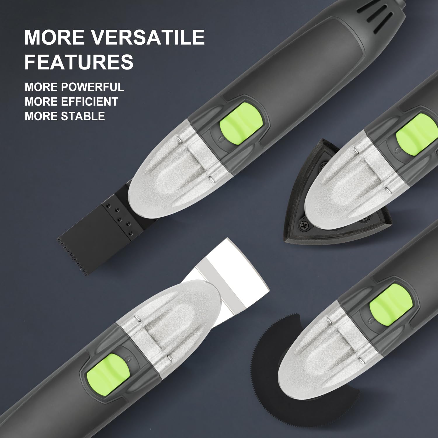 GALAX PRO Utensile Multifunzione Oscillante 180W, Strumenti Oscillanti 22000 OPM con 12 Pezzi Accessori, Angolo di Oscillazione 3° per Raschiatura,Taglio,Lucidatura