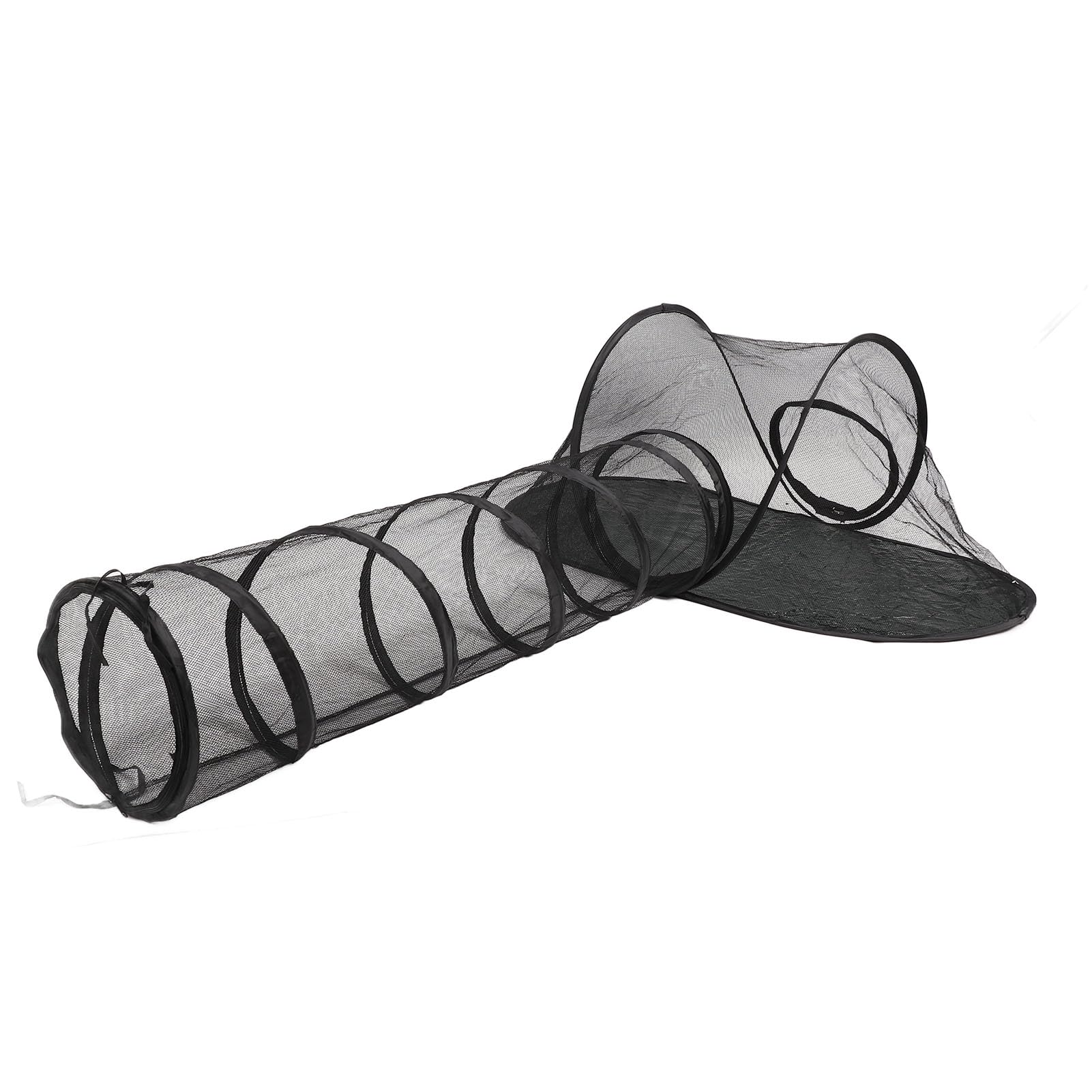 Recinti per Gatti da Esterno, Tenda per Animali Pieghevole Portatile con Tunnel, Tessuto Oxford e Rete, Box Perfetto per Gatti e Piccoli Animali 46,1 X 23,6 X 19,7 Pollici