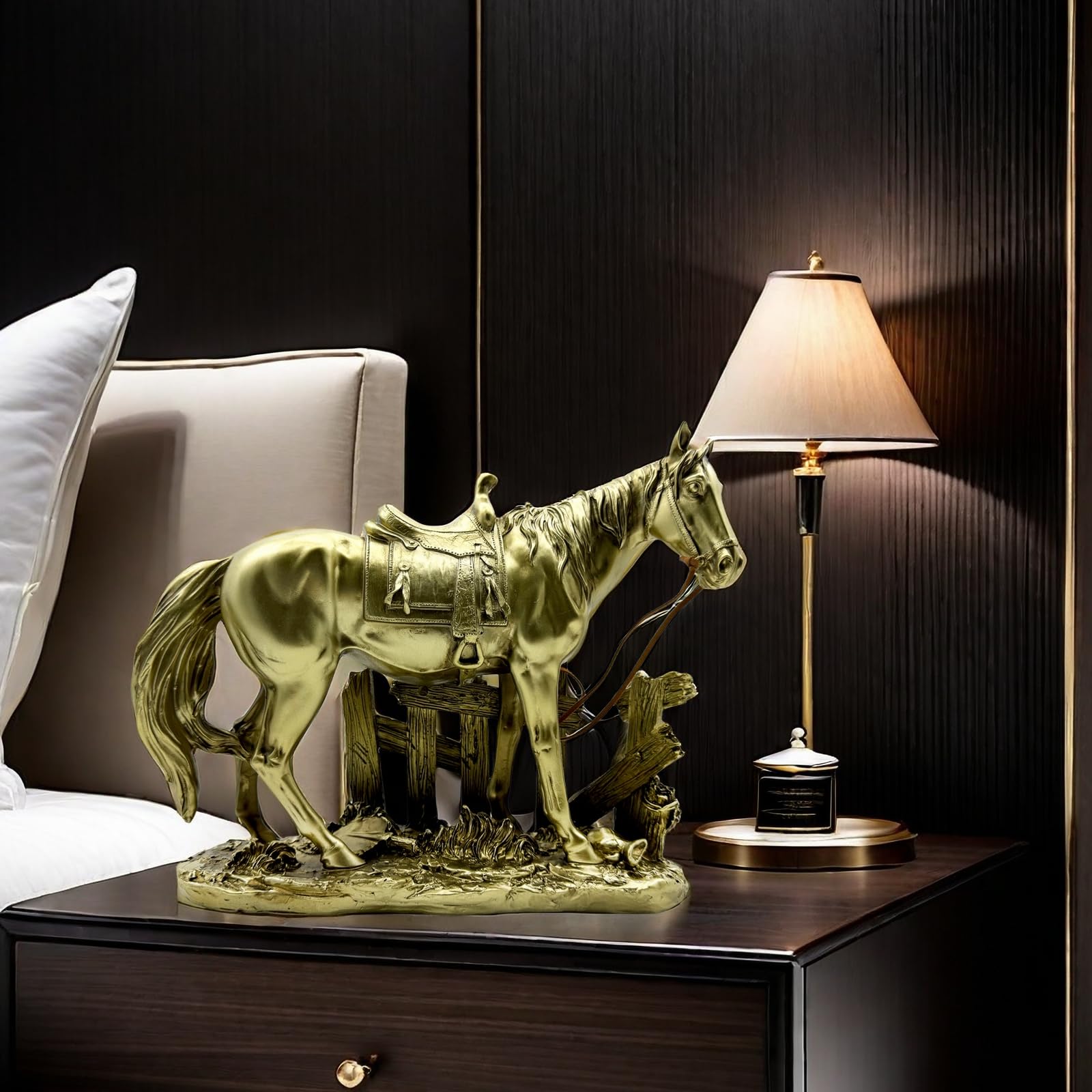 Amazon.co.jp: 10インチ 馬の像 置物 彫刻 樹脂 コレクターギフト