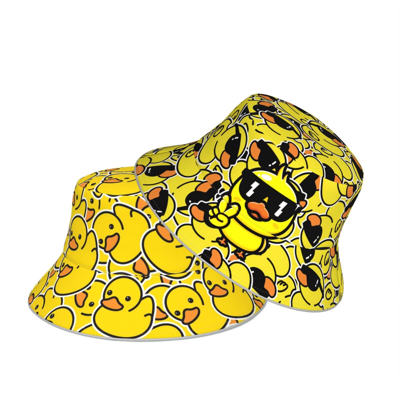 Bucket Hats for Women and Men Funny Duck Fashion Sun Cap Packable Outdoor Fisherman Hat