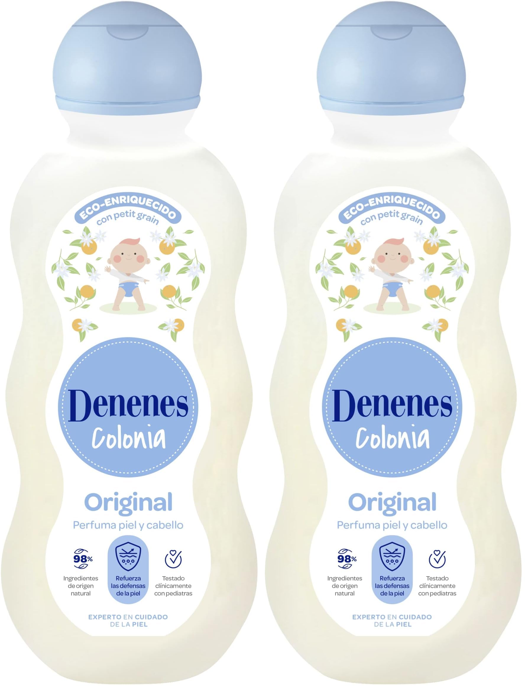 Denenes Muy Suave Colonia - 600 ml (Confezione da 2)