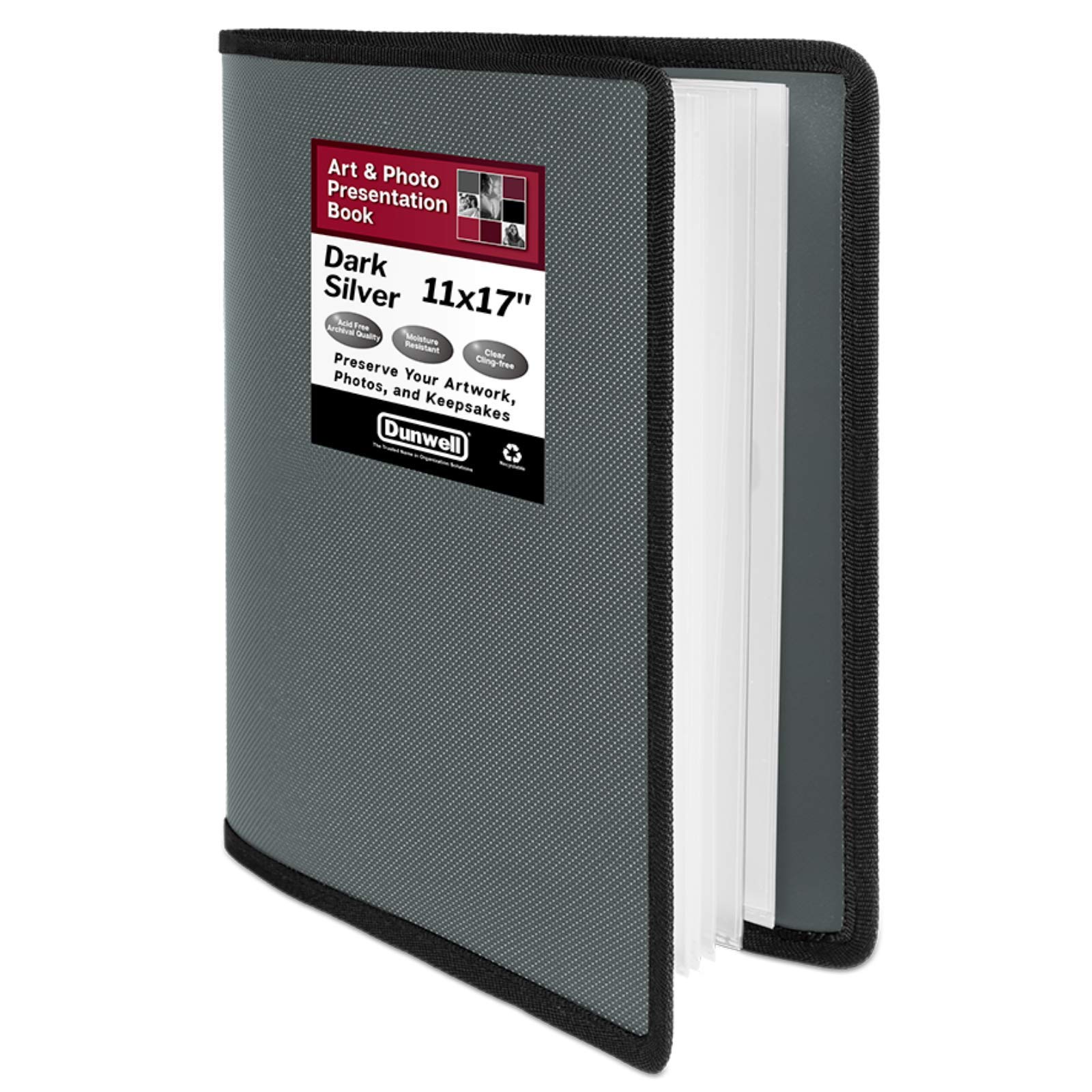 Buy Dunwell Art Portfolio Binder Folder (Dark Silver) 11x17 Portfolio