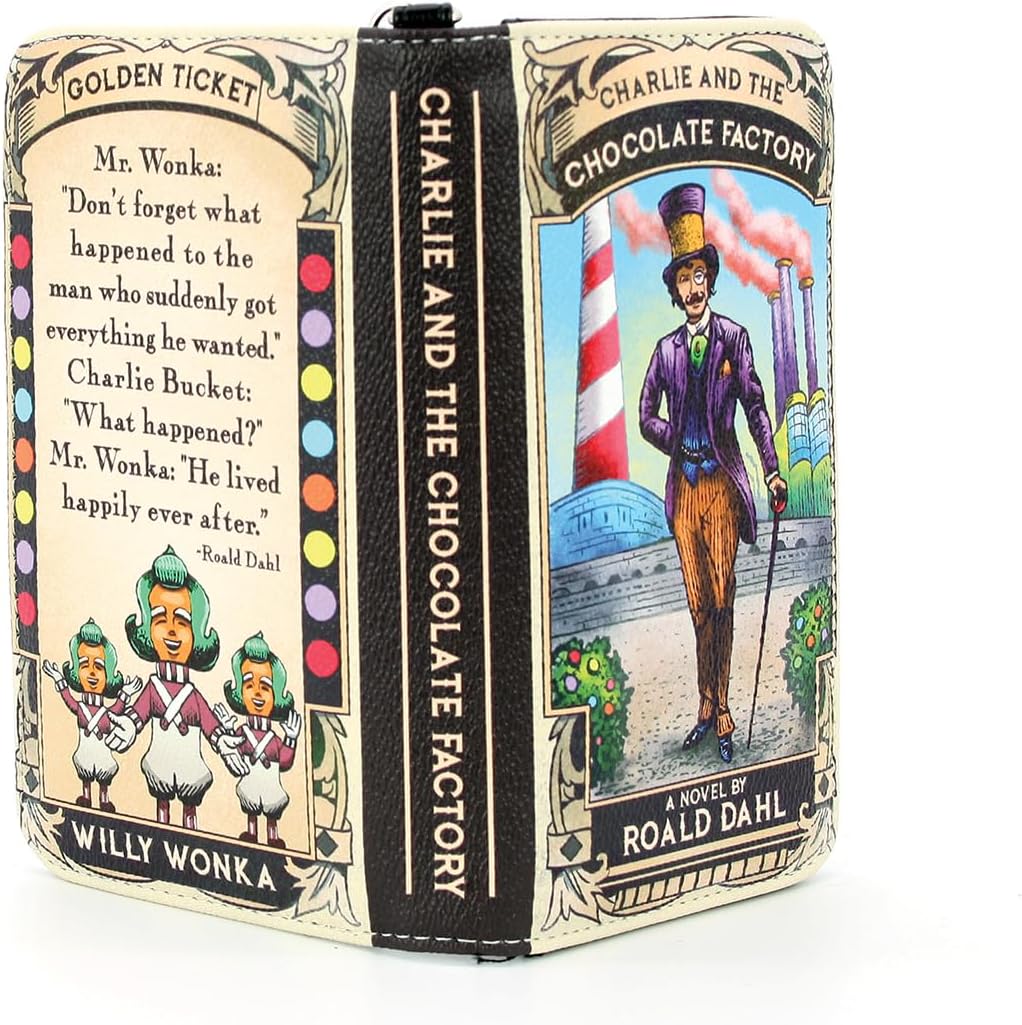 Charlie and The Chocolate Factory Book Wallet for Women