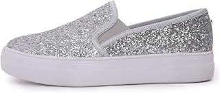 Women's Fashion Slip On Sneaker Casual Platform Loafers
