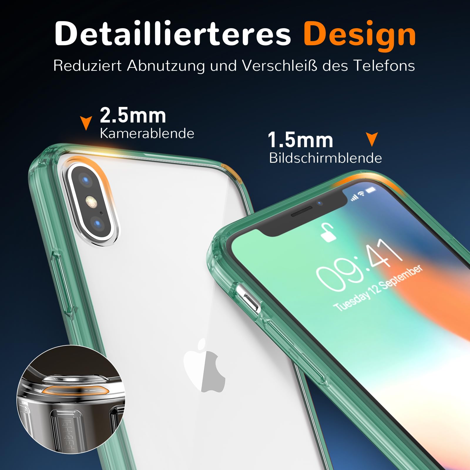Clear Case for iPhone 15, Ultra Thin, Shockproof TPU Cover, Anti-Yellowing, Crystal Clear, Phone Case for Apple iPhone 15 - Clear — view 325