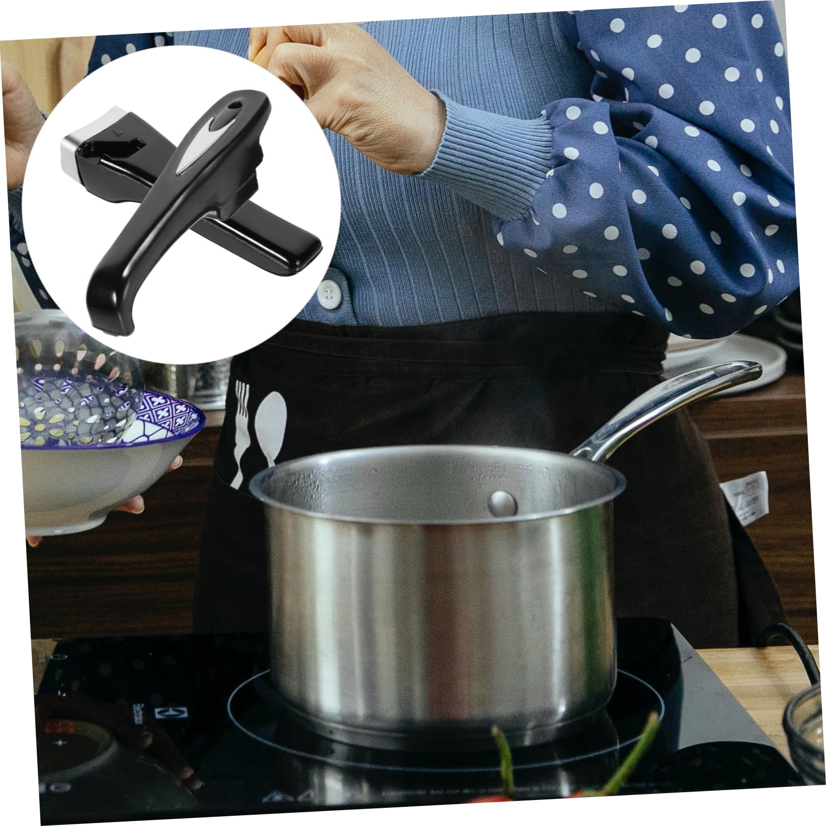 BRIGHTFUFU 1Pair Pressure Cooker Handles Ergonomic Scalding Grips for Various Pressure Cookers Reliable Replacement Kitchen Accessory Portable and Sturdy Design