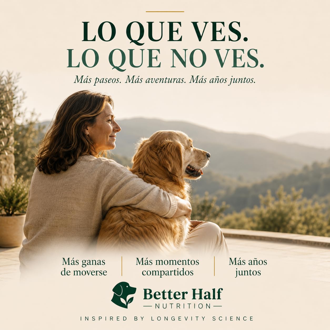 Condroprotectores Perros Masticable | Glucosamina, Condroitina, MSM y Colágeno | 120 Snacks Blandos para Articulaciones y Cadera | Move by Better Half Nutrition | Hecho en Europa | GMP+