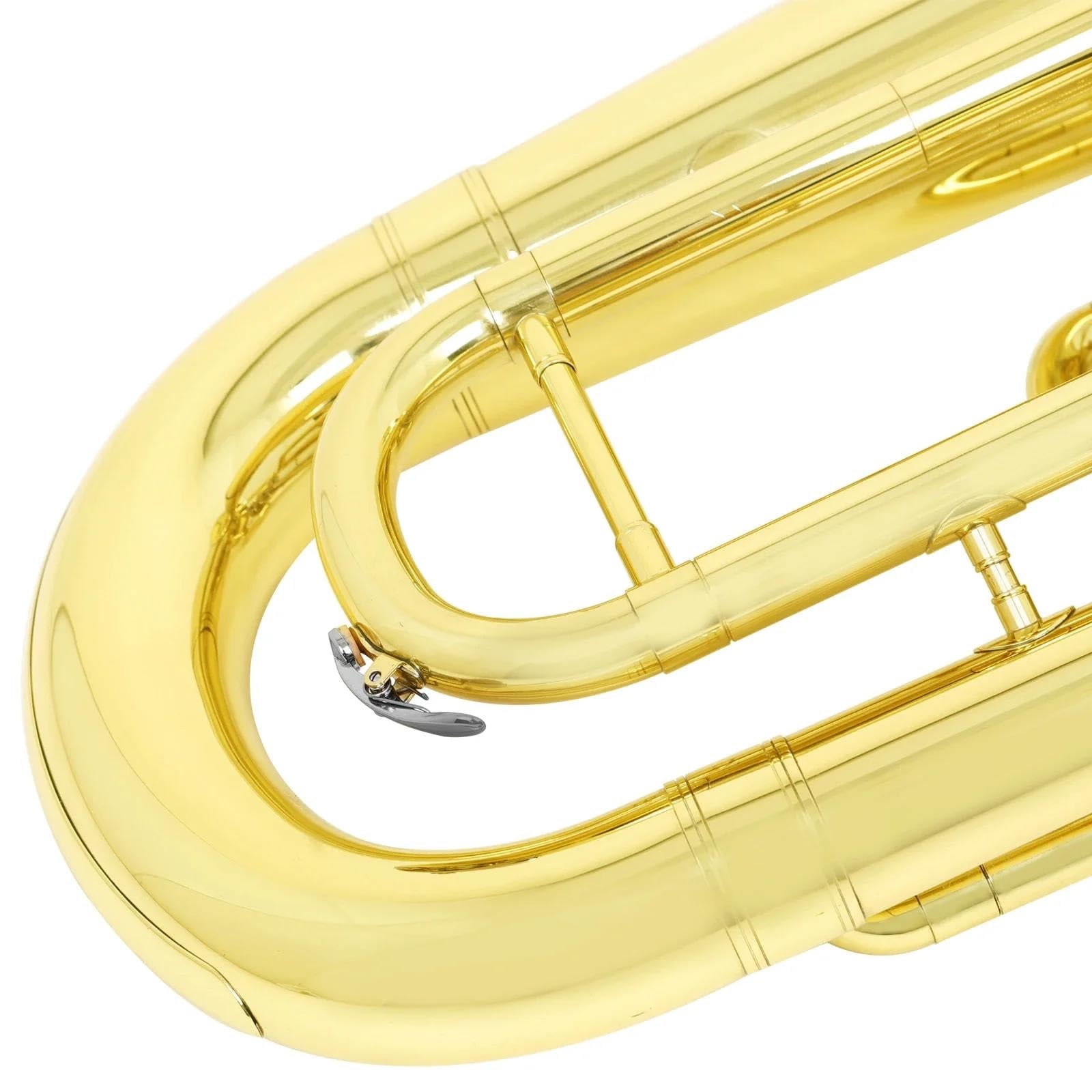 Eufonium Instrumenty Muzyczne Profesjonalne Instrumenty Muzyczne Euphonium Baryton Z Potrójnym Kluczem Bb Brass Zawierają Akcesoria