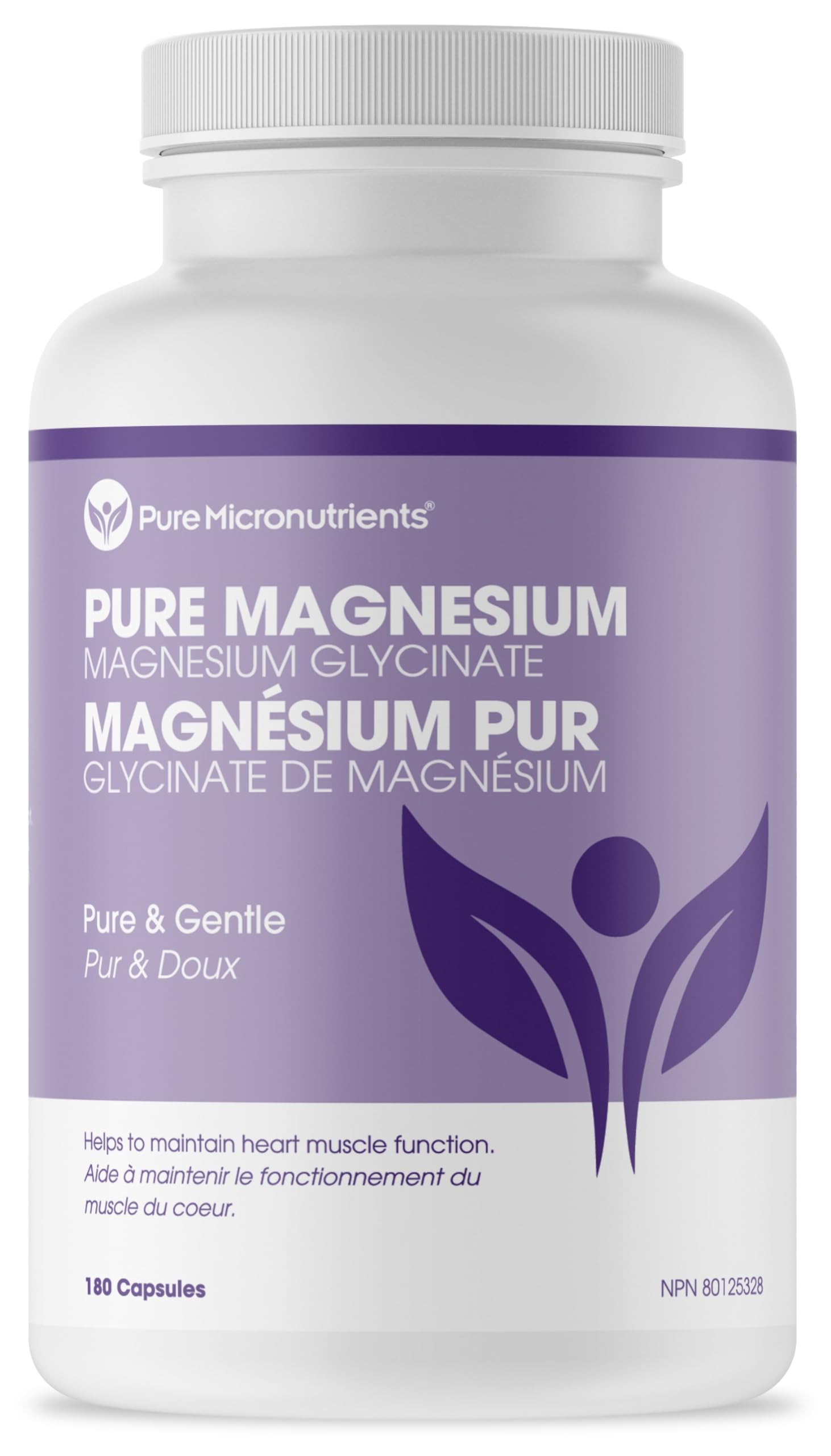 Pure Micronutrients Magnesium Glycinate Supplement (Chelated) 200mg, 180 Count