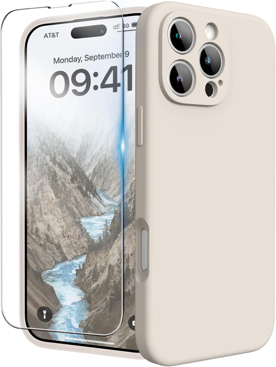 INGIDO for iPhone 16 Pro Case, Liquid Silicone Case with Camera Protection Soft Gel Rubber Cover wit… INGIDO for iPhone 16 Pro Case, Liquid Silicone Case with Camera Protection Soft Gel Rubber Cover wit…