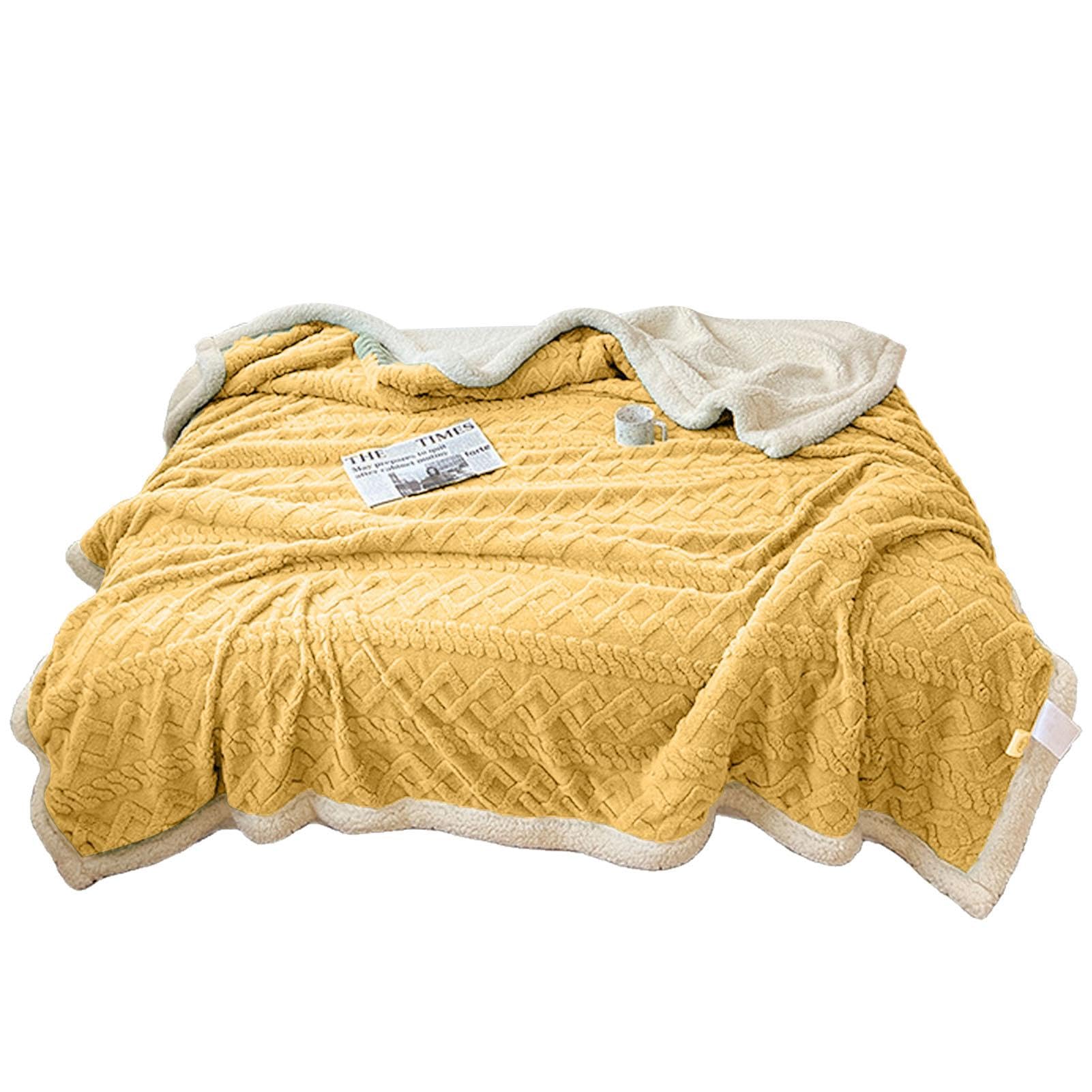 Couverture douce et epaisse chaude isolation thermique lit