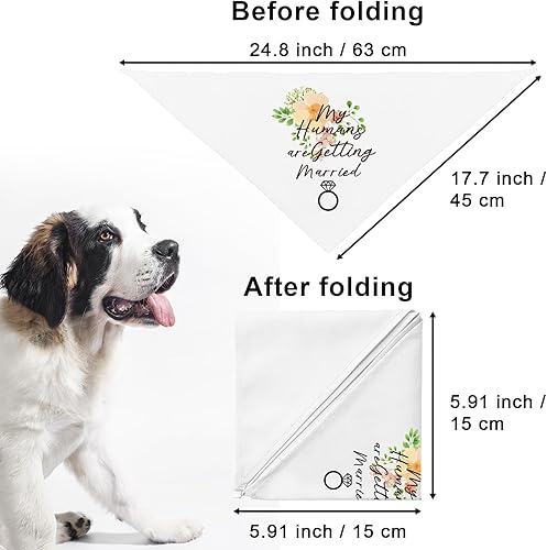 Miniatura 5 de YROVWENQ Pañuelo divertido de cocina familiar para perro de 2 años con sombrero de corona para fiesta de cumpleaños de perro, bufanda triangular