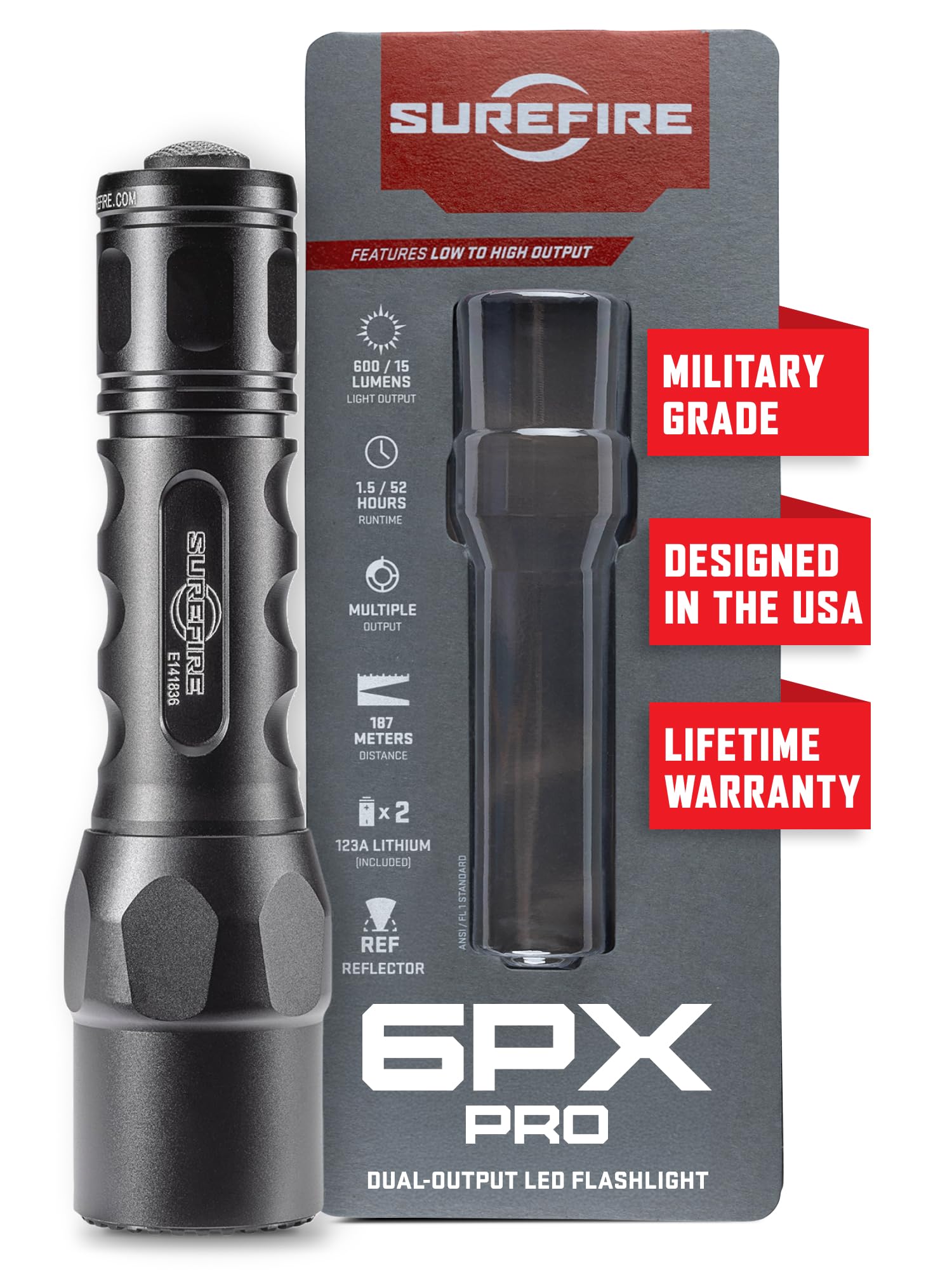 シュアファイア 6PX PRO Amazon.co.jp: シュアファイア(SUREFIRE) 6PX プロ 6PX-D-BK