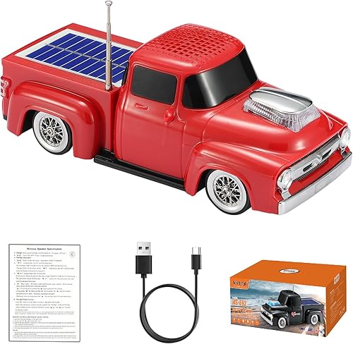 Miniatura 9 de Colección de Altavoces Réplica de Modelo de Coche Bluetooth – Altavoces Inalámbricos Portátiles con Sonido HD, Luces LED de Fiesta, Radio FM,