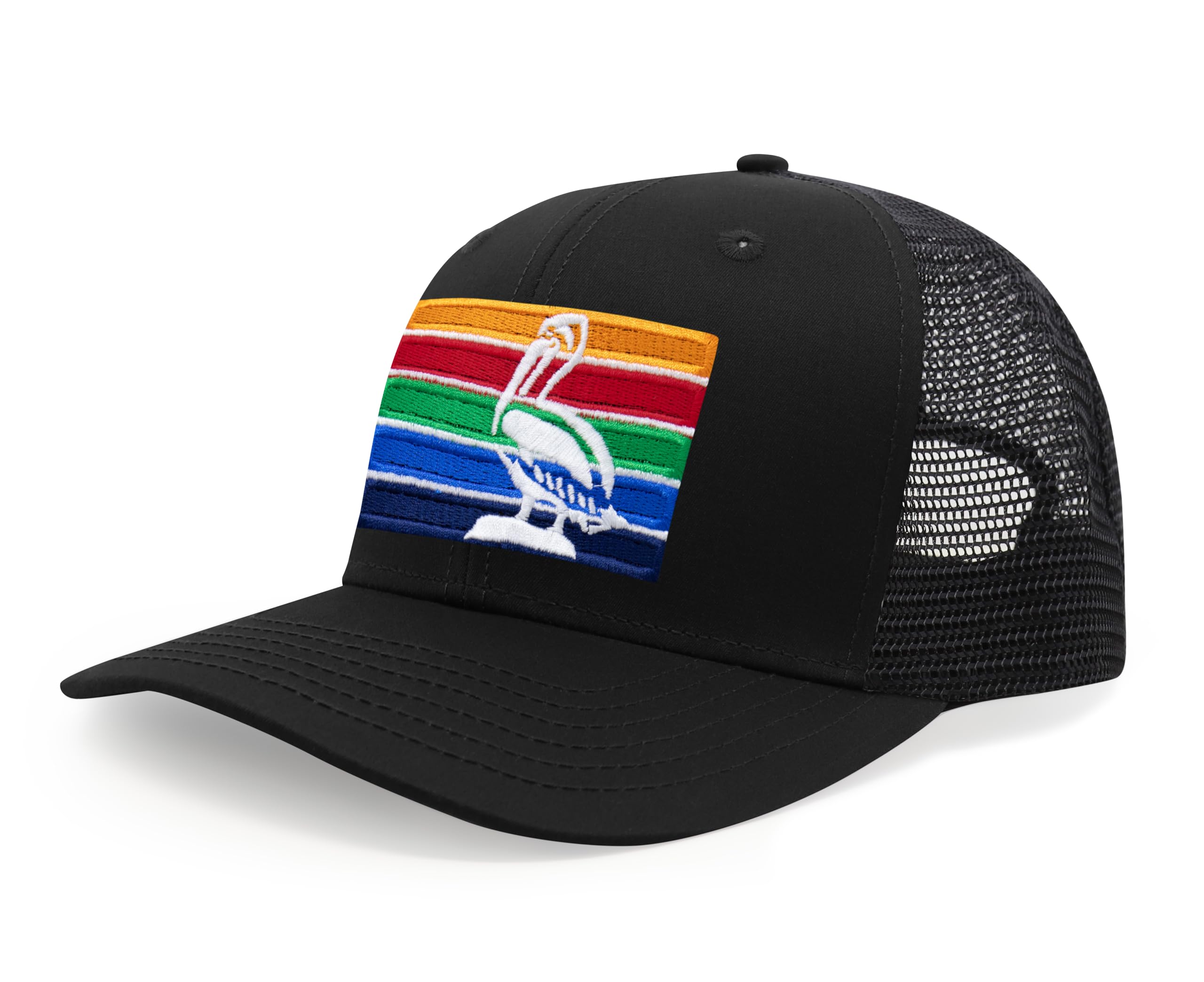 International Tie City Hat for Men and Women, Adjustable Snapback Trucker Baseball Cap with Embroidered Patch