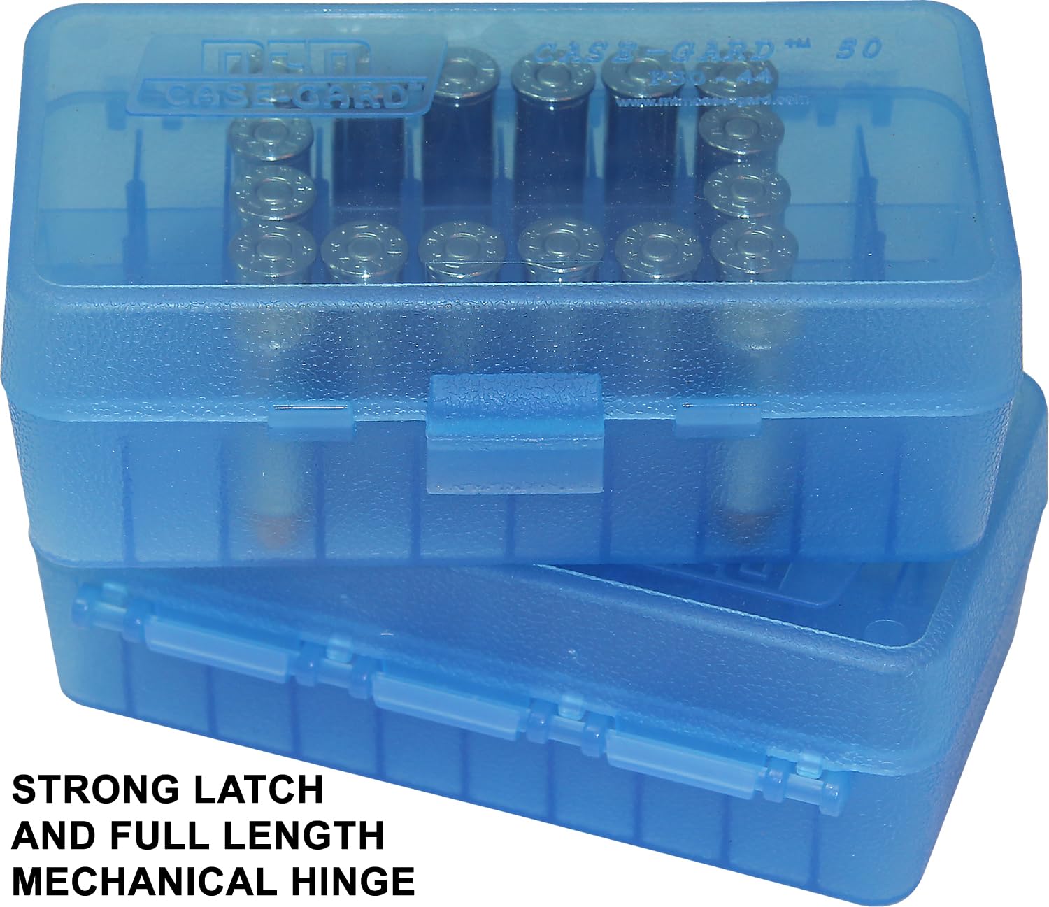 Amazon.co.jp: MTM 41/44 フリップトップ式弾薬ボックス 50個用 : ホビー