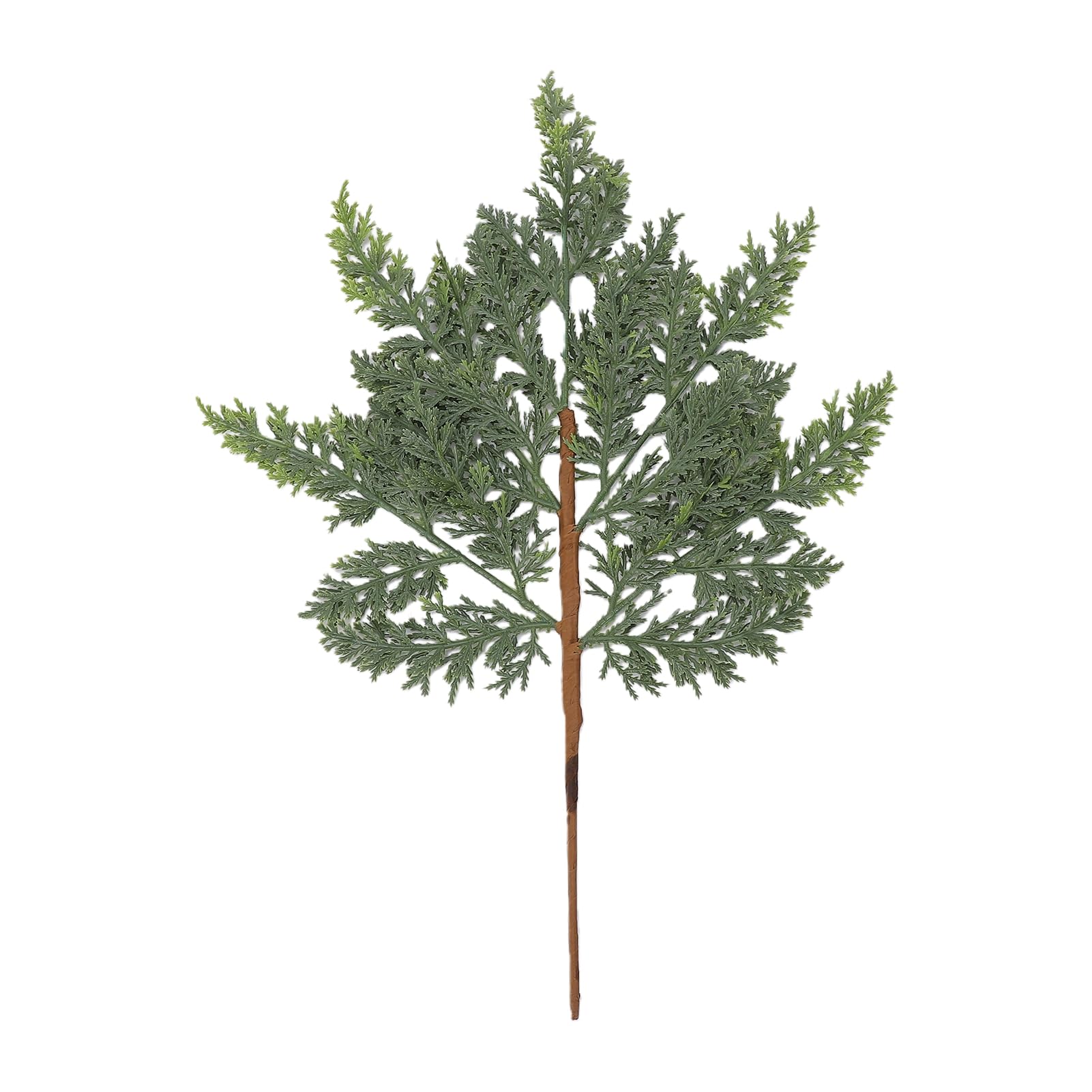 Fdit Künstliche Tannenzweige, Weiche Grüne Zweige aus PE, 45 cm, for | PE-Weichgummi-Kiefernzweige, Naturgetreue Nadeln, Biegsame Stiele für Deko