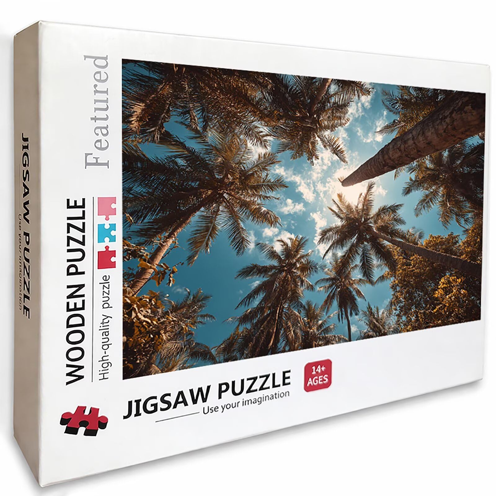 Niebo Puzzle 6000 sztuk dla dorosłych, drewniane puzzle z pudełkiem 179 x 105 cm, pomysł na prezent dla mężczyzn i kobiet, zabawne gry rodzinne, gry wyzwania, wykwintne opakowanie na prezent, wystrój