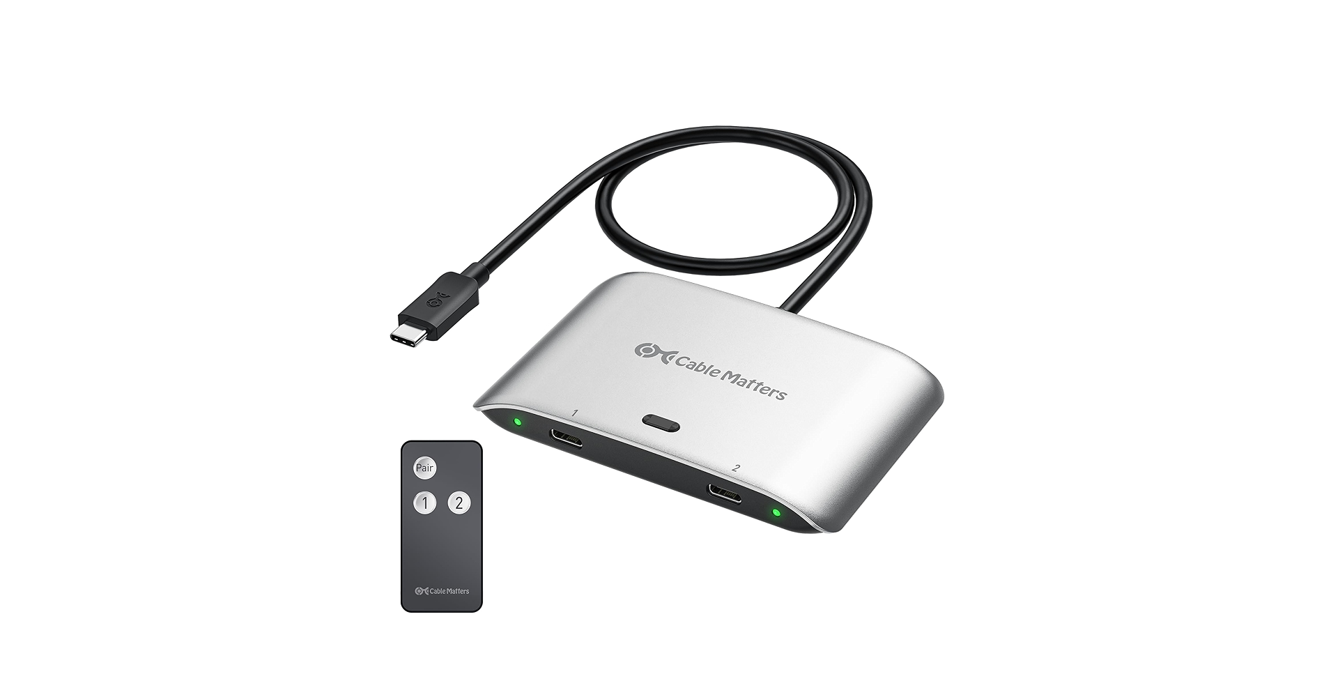 Cable Matters USB-Cスイッチ 20Gbps Amazon.com: Cable Matters 20Gbps USB C Switch for 2