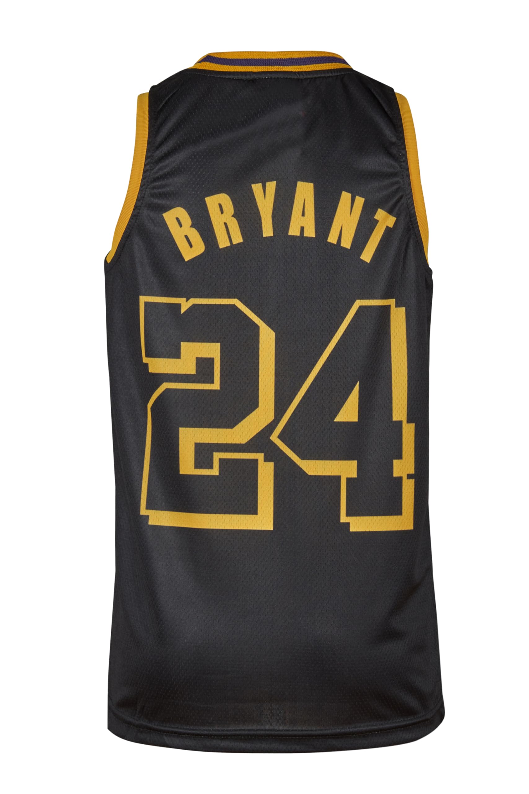 Lakers Basketball Kinder Trikot Bausatz mit Shorts Schwarz 140