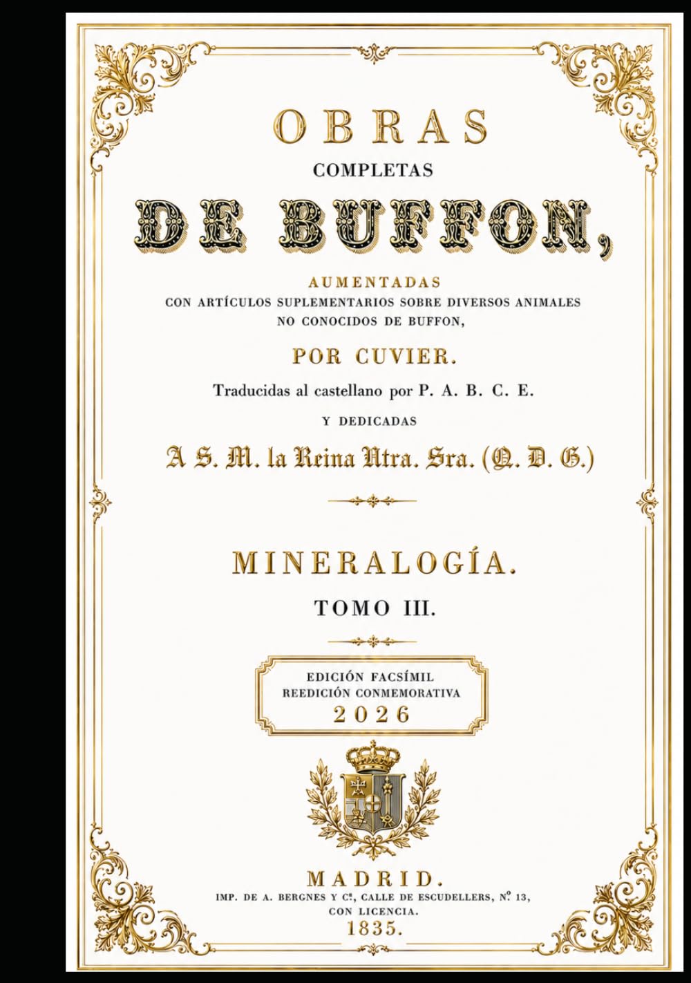 Mineralogia.: Tomo III. (Obra Completa de Buffon)