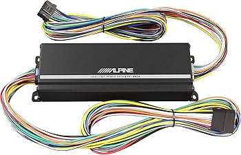 ALPINE コンパクトアンプ メタリック仕上げ アルパイン