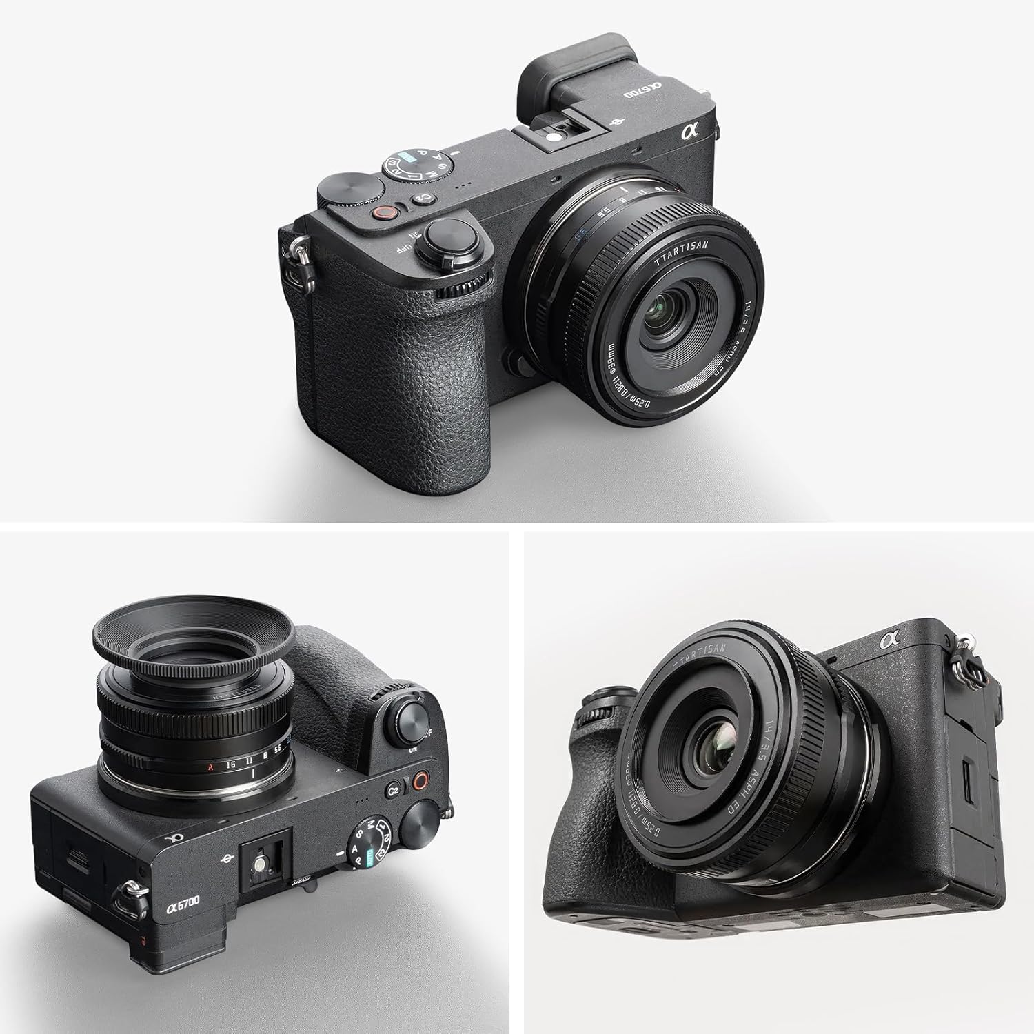 TTARTISAN AF 14mm F3.5 Pancake Wide-Angle Lens for Fuji X, Autofocus APS-C X Mount Lens Compatible with Fujifilm X Mount Mirrorless Camera