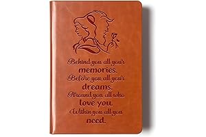 Beauty and the Beast Leather Bound Notebook
