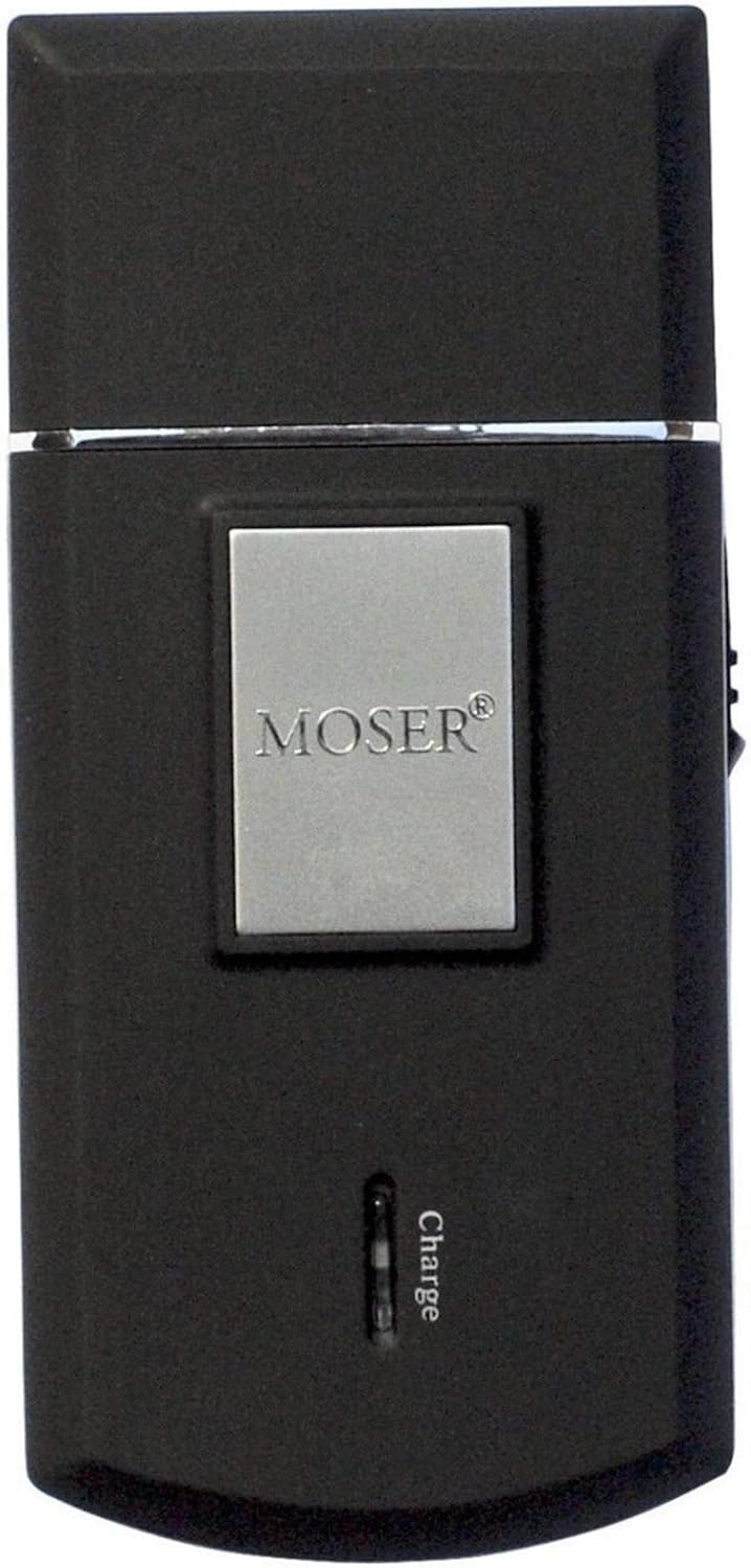 Moser Mobile Shaver Cordless Shaver 3615-0052, Black/Silver