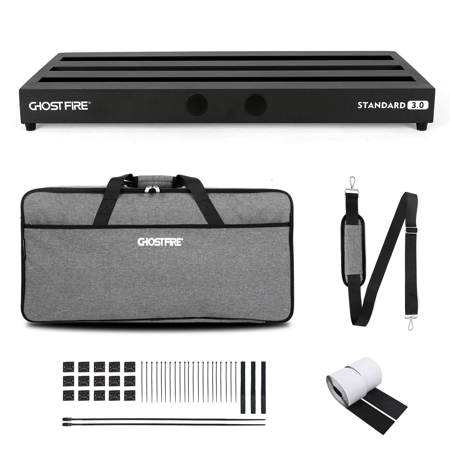 Amazon.com: Ghost Fire Guitar Pedal Board Aluminum Alloy 4.21lb
