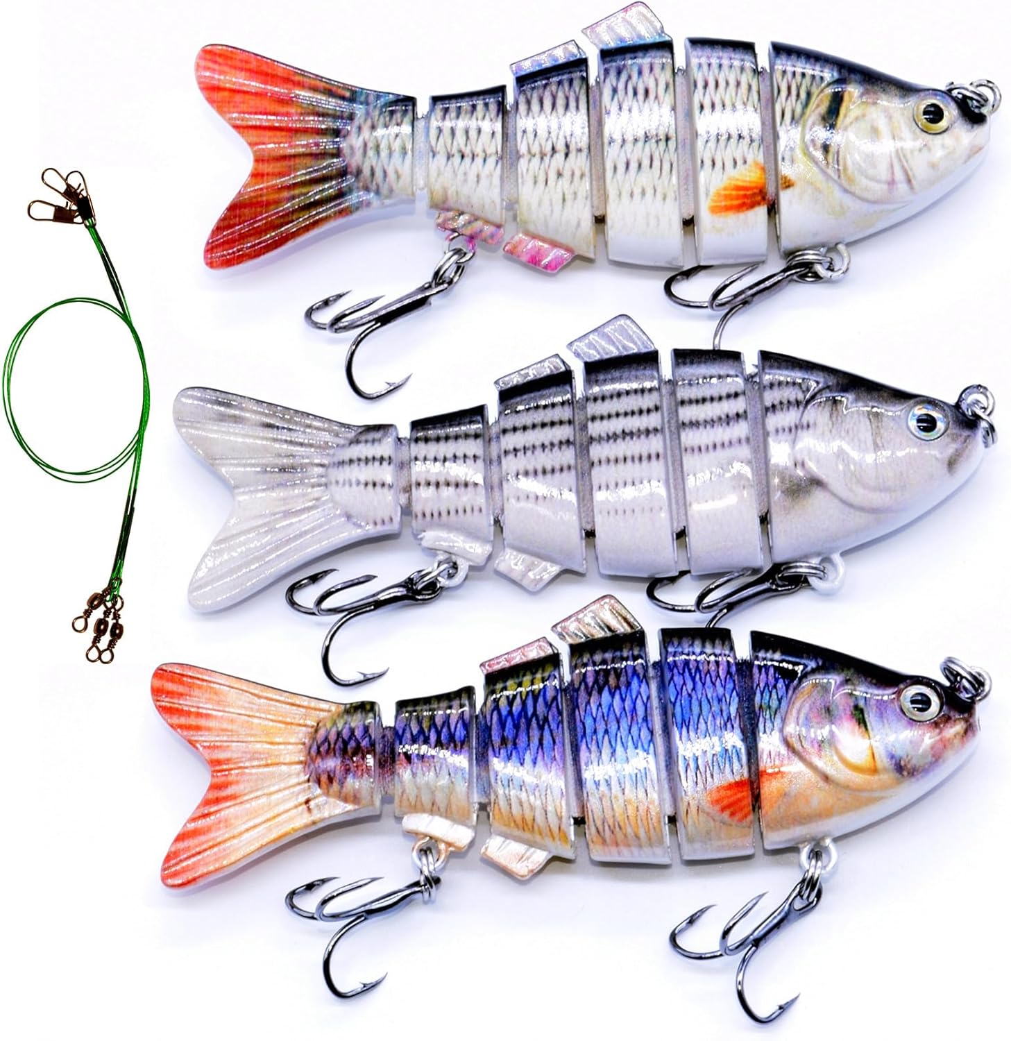 Fishing Lure Swimbait Crankbait Trout Bass Catfish Muskie Bait Fishing Accessories Fishhook Hunting