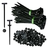 100PCS Nylon Universal Cable Tie Buckle, Zip Ties Heavy Duty with Pin & Button Design, Car Daily Repair, Applicable Toengine Lower Guard Plates, Fender Linings, Fenders, Trunkclips (100)