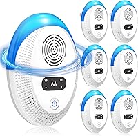 Vista 1 de Repelente ultrasónico de plagas para interiores, repelente de ratones