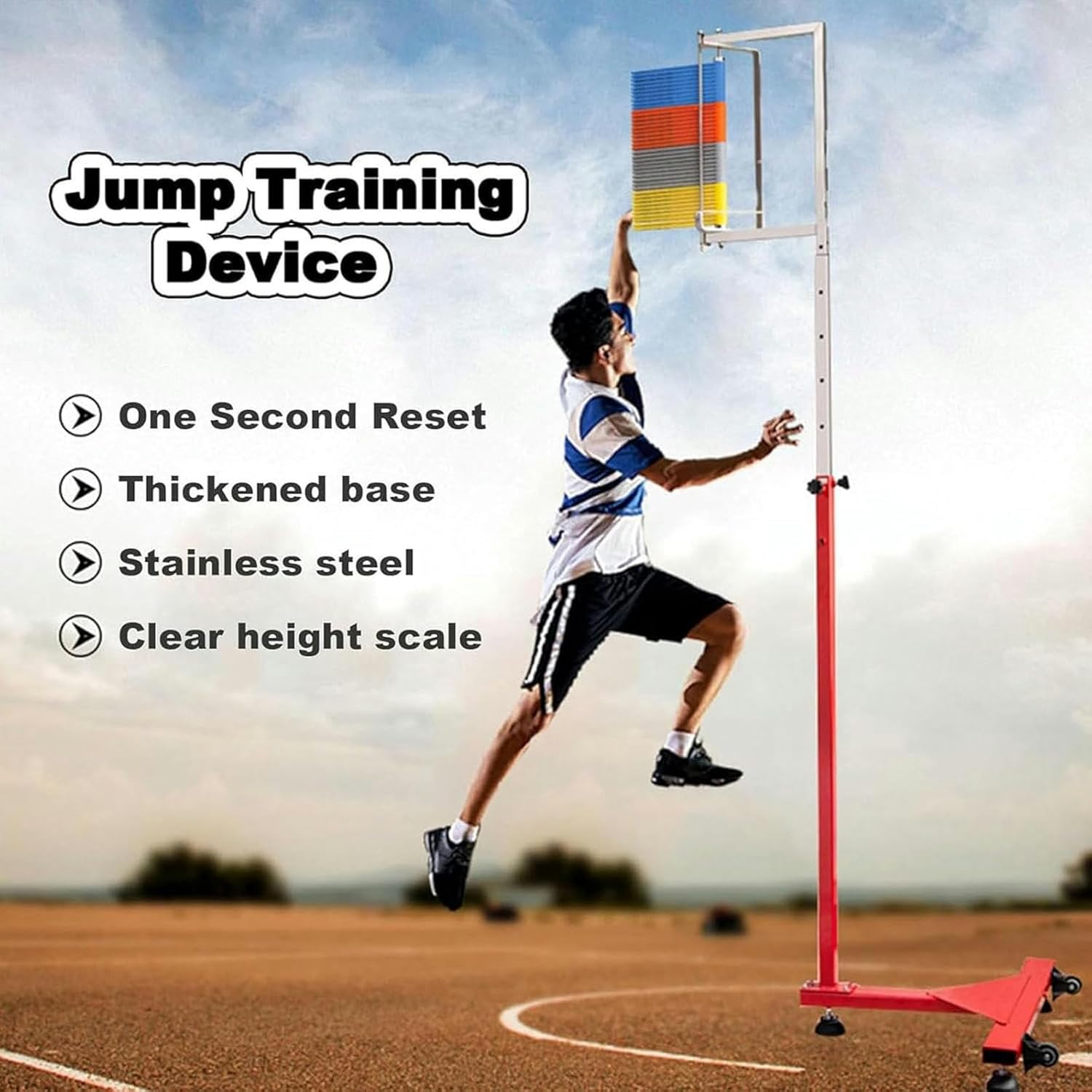 Height Jump Test Post, Salto Test Assess