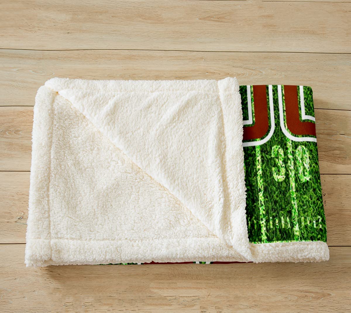 Coperta in pile da calcio americano Sherpa coperta per bambini ragazzi e ragazze gioco sportivo coperta coperta coperta fuzzy per divano letto, 200 x 200 cm