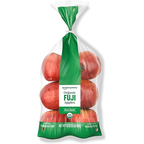 Amazon Grocery, Organic Fuji Apples, 2 Lb (Previously Fresh Brand, Packaging May Vary)