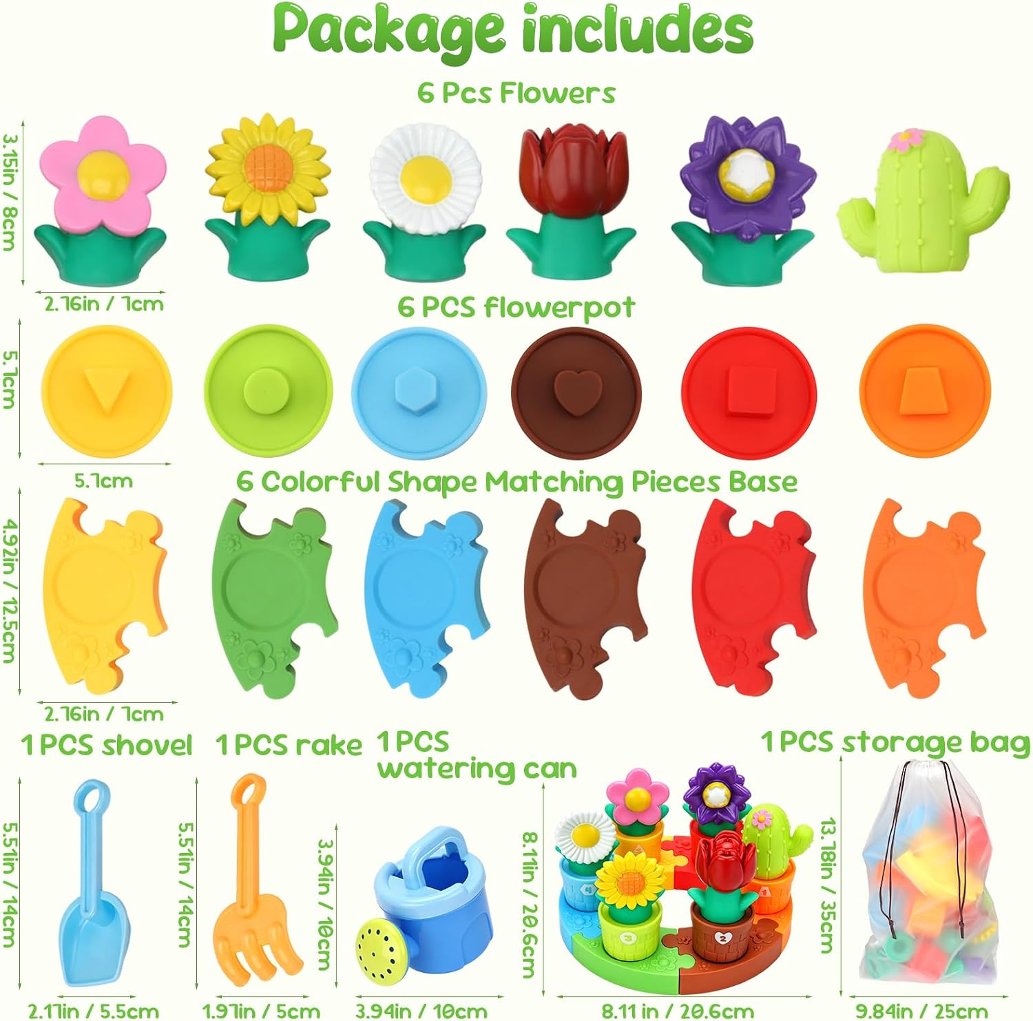 Birthday Gift for 1-3 Year Old Girls Boys, Educational Learning Toys image 4