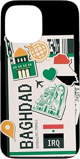 Airport and Airline Tags - Boarding Pass of Baghdad Case for iPhone 13 Pro Max