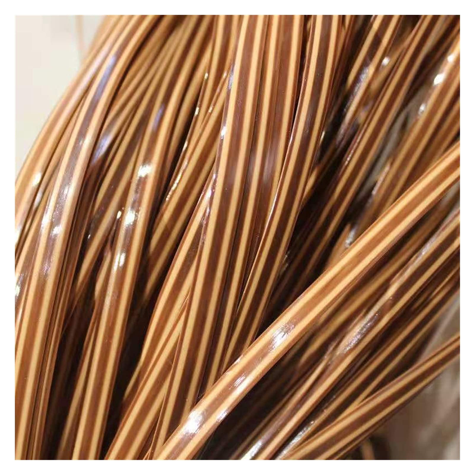 NURUGURE Plastic Rattan Wicker, PE Rattan Wicker Repair Material 3mm 500g Weaving Strip for DIY Chair