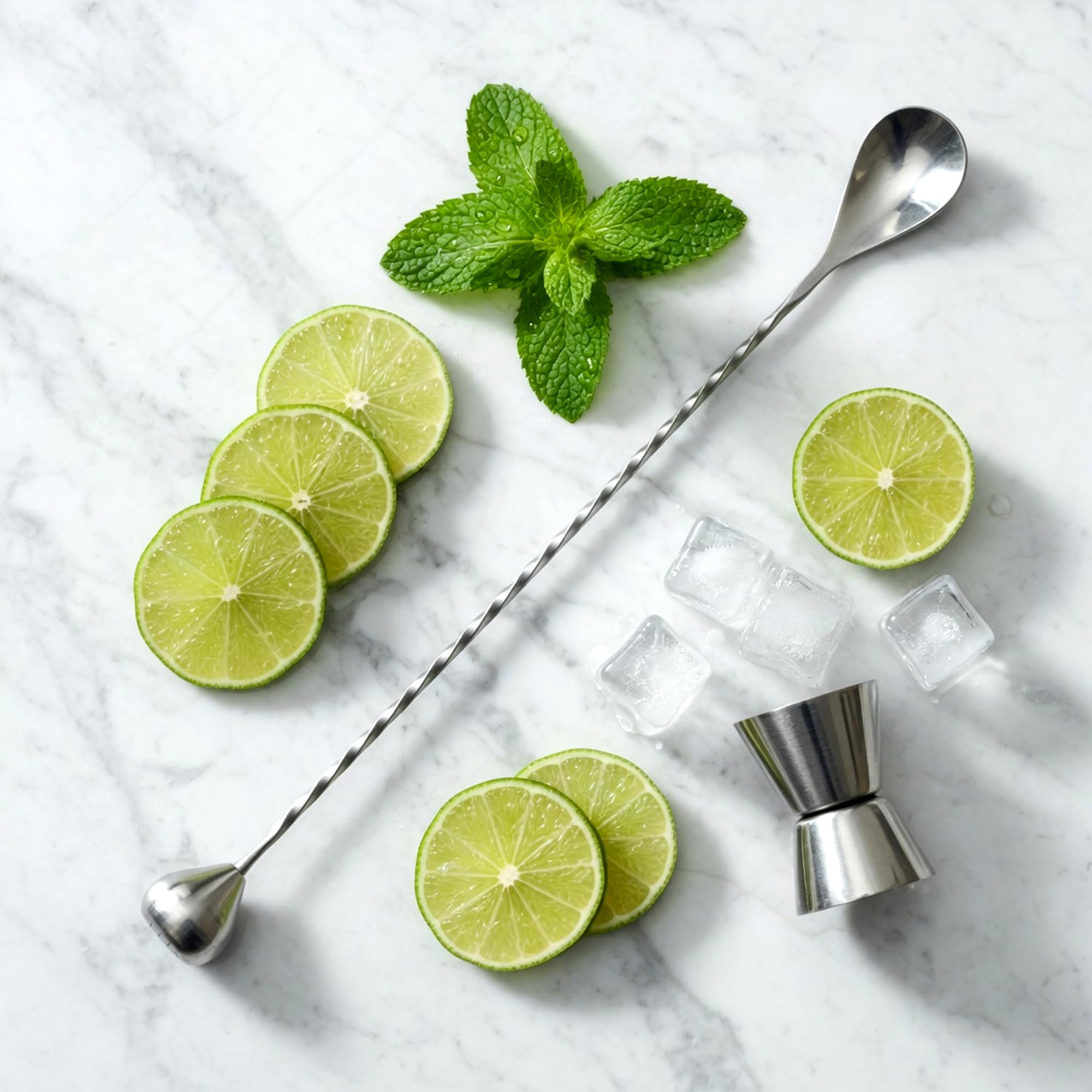 Homestia 2-in-1 Muddler Bar Spoon - Cocktail Mixing Tool -6